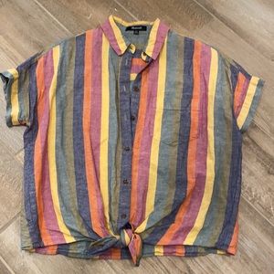 Madewell Central shirt with tie